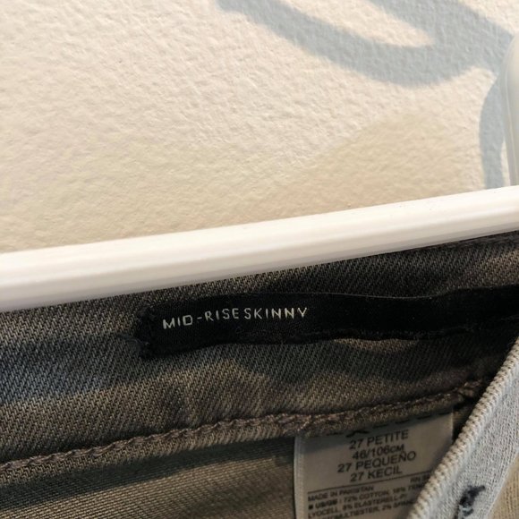 New Banana Republic Mid-Rise Skinny Jeans 27P - Picture 3 of 5